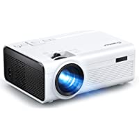Los mejores  - Crosstour Proyector- Mini Proyector Portátil Soporte HD- Cine en Casa con Control Remoto- 55000 Horas Vida- Altavoces…